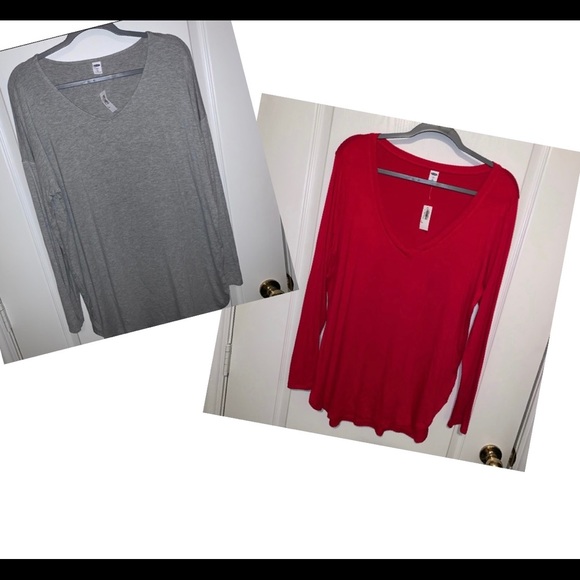 Old Navy Tops - 2 NWT Old Navy Luxe Tunics Sz Large Tall